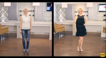 Из запущенной блондинки — в дерзкую красотку. Как стилист Рогов переодел женщину для свидания с бывшим мужем